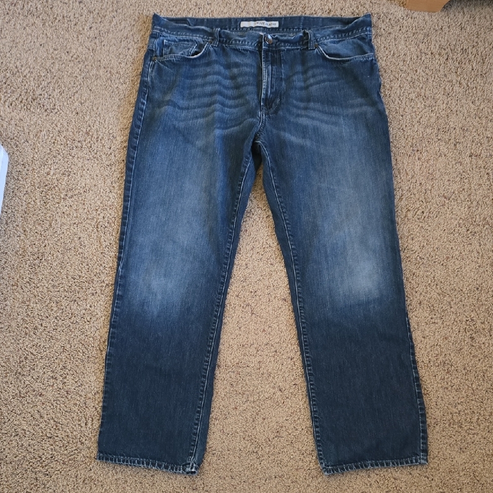 Men's DKNY Relaxed Fit Dark Blue Jeans